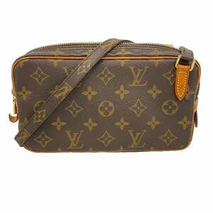 LOUIS VUITTON Authentic Brown Monogram Pochette Shoulder Bag